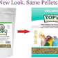 TOP's Parrot Food Mini Pellets Bird Food for Budgies, Cockatiels, Parrotlets, Lovebirds, Parakeets - Non-GMO, Peanut Soy & Corn Free, USDA Organic Certified - 1 lb