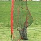 ZELUS Baseball Net 7 ft x7 ft, Softball Hitting & Pitching with Carry Bag, Ground Stakes, Portable Backstop & Bow Frame, Training Equipment for All Ages