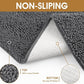 IM HOME 48" x 38" Grey Dog Door Mats for Muddy Paws, Chenille Absorbent Dog Mat, Non Slip Heavy Mud Mat for Dogs, Soft Pet Bed Mat for Entryway, Mud Paws, Inside Floor