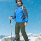 MAGCOMSEN Snow Pants for Men Water Resistant Fleece Lined 5 Zipper Pockets Winter Snowboard Hiking Insulated Ski Pants