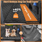 URPOWER High Barrier Back Seat Extender for Dogs, Hard Bottom Dog Car Seat Cover Holds 400 lbs, Waterproof Dog Hammock for Cars, SUV, Small Truck, Dogs Car Bed Pet Backseat Protector with Mesh Window