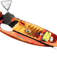 Attwood Kayak Paddle, Asymmetrical, 2-Piece, Heavy-Duty Aluminum with Comfort Grips, 7 Feet