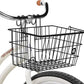 Retrospec Apollo-Lite Lift-Off Bike Basket - Detachable Steel Handlebar Basket with Carrying Handle for Commuting, Shopping & Beach Trips - 14.5in x 9.5in Weather-Resistant Biking Gear