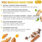 60 Bags Premium Turmeric Ginger Cinnamon Tea, Improve Digestion, Support Brain, Weight, Skin and Sleep, Eco-Conscious Tea Bags and Premium Natural Ingredients. Turmeric Ginger Herbal Tea. No Sugar, No Caffeine, No Gluten, Vegan.