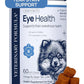 Veterinary Formula Eye Health Supplement for Dogs – Vet-Formulated Tear Stain Chews with Omega 3, Lutein & Cranberry – Smart Vitality Supports Eye Moisture, Stain Reduction & Immunity, 60 Soft Chews