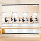 Hasipu 2 Pcs 94''x39'' Home Gym Mirror Large Full Length Wall Mounted Full Body Mirror for Yoga Dance Fitness Exercise Studio Bedroom Garage, Frameless Tempered Glass Workout Mirrors Black Rectangular