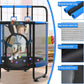 YORIN Trampoline for Kids 66'' 60'' 55'' Toddler Mini Small Trampoline Outdoor Indoor Trampoline W Basketball Hoop, Swing, Adjustable Gymnastics Bar, Gift for Baby, Toddlers & Kids