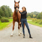 Equinavia Valkyrie Soft Ultra Fleece Padded Adjustable Breakaway Horse Halter - Black/Black - Warmblood
