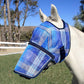 Kensington Signature Fly Mask with Removable Nose — Protects Horses Face and Nose from Biting Insects and UV Rays While Allowing Full Visibility — Ears and Forelock Able to Come Through The Mask