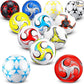 Lenwen 12 Pcs Soccer Balls with Pump Bulk Official Size 5 4 3 Kids Teen Adult Indoor Outdoor Sports Soccer Ball Toddler Youth Gift for Training Game Practice Christmas Operation