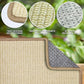 2Pcs Rabbit Scratch Mat,16 x 12 Inch Sisal Rabbit Scratching Pad,Rabbits Scratching Mats for Cages,Claws and Teeth Care Rabbits Chew Toys,Small Pet Bedding for Biting Sleeping Nesting