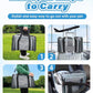 Expandable Travel Pet Bag, Scratch-Resistant Breathable Mesh, Crossbody&Tote Design, Durable&Spacious, Pet Carrier with High-Visibility Windows, Easy-Cleaning Fabric, Removable Soft Pad&Shoulder Strap