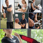 Red Light Therapy Wristband with Heat & Massage, Red Light Therapy Belt - 36 LED Lights, 5 Massage Levels & 3 Heat Settings, Rechargeable Portable Design(1Pce Black)