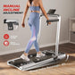 Treadmill for Home Office with Incline, 2-in-1 Portable Walking Pad with 330LBS Weight Capacity, 2.5HP Folding Treadmills with Gesture Sensing Control and Led Display