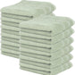 Kaufman - Premium Hand Towels Set for Bathroom, Spa, Gym, and Face Towel 100% Cotton Ring Spun, Ultra Soft Feel and Highly Absorbent Towels (12, SAGE Green)