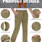 MAGCOMSEN Snow Pants for Men Water Resistant Fleece Lined 5 Zipper Pockets Winter Snowboard Hiking Insulated Ski Pants