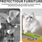 Cat Scratching Board, Corrugate Cat Scratcher for Indoor Cats with Catnip, Cat Scratch Pad with Scratch Textures Design, Cardboard Cat Scratcher with Double-Sided Usability