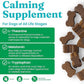 Solid Gold Calming Chews for Dogs - Dog Calming Chews W/Melatonin for Separation, Stress & Hyperactivity Relief - Supports Relaxation for Travel, Fireworks & Storms - All Ages & Sizes - Bacon - 60ct