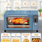 Nuwave Bravo Pro Smart Air Fryer Toaster Oven Combo, Airfryer Convection Oven Countertop, 10-in-1 Functions with Quicker & Even Crisp Technology, 1800W, 50-450°F, PFAS-Free, 21QT, Cozy Blue