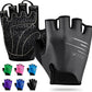 Cycling Gloves Bike Gloves for Men/Women Half Finger Biking Gloves Exercise Workout Gloves Suitable for Outdoor Sports, Gym, Weight Lifting, Rowing and Motorcycle