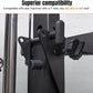 Adjustable Lever Arms, Power Rack Attachment for Full-Body Strength Training, Compatible with 2x2, 2x3, 3x3 Racks, Fits 1’’ & 2’’ Weight Plates, 350LB Capacity, Multi-Grip Handles, TK800