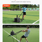 VEVOR Weight Sled, Steel Power Sled, Fitness Strength Training Sleds for Athletic Exercise Speed Improvement, Workout Fitness Equipment with Harness, Compatible with 1/2 in Weight Plates, Black
