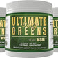 Ultimate Greens Powder Immune Support Vegan Friendly Vegetable Alkalize Drink NO GMO Gluten Soy Free 8oz 3 Pack