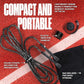 Sportbit Elite Beaded Jump Rope - Adjustable Speed Rope for Fitness, CrossFit, Boxing - Tangle-Free, Lightweight