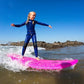 Rock-It 4'10" CHUB Soft Top Surfboard, Kids Surfboard, Mini Surfboard, Innovative Design Easy to Paddle and Maneuverable Small Surfboard and Beginner Surfboard (Red)