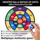 Magnetic Dart Board - 12Magnetic Darts+12Sticky Balls Or 2 Toy Gun+40 Foam Dart,Fun for Family Game and Party with Friends, Christmas Birthday Gifts Toys for 3-12 Year Old Boys