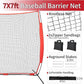 7x7/16x10/20x10ft Backstop Net, Ball Stop Net with Handbag,Fix Sports Net Barrier by 4 Spike&2 Sandbag,Sports Practice Barrier Net for Baseball,Softball,Lacrosse Train,Backstop Net for Backyard