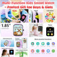 Smart Watch for Kids, 1.85" Fitness Tracker Pedometer Watch, Health, Sleep Monitor, Puzzle Games, Alarm Clock, Camera, Music Player, Torchlight, Activity, Gift Toys for 4 - 13 Years Old Boys and Girls
