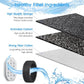 20 Pack Cat Water Fountain Filters-Cat Fountain Replacement Filters for Stainless Steel 3.2L/108oz Adjustable Water Flow Cat Fountain(10 Pack Pet Water Filter Refills+10 Pack Sponges)