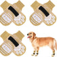 BEAUTYZOO Anti Slip Dog Socks for Small Medium Large Dogs with Grips Straps on Hardwood Floor Protection Wear, Traction Control 3 Pairs Double Side Paw Protector to Prevent Licking for Girl or Boy