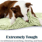 Stoutwool Indestructible Dog Bed - Fluffy Chew Proof Dog Crate Pad - Tough Kennel Pad for Aggressive Chewers - Ideal for Extra Small Breeds & Fits 22-Inch Crate - 21"x12", Gleam