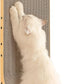 FUKUMARU Cat Scratcher, 32.7 Inch L Shape Cat Scratch Pad Wall Mounted, Cat Scratching Cardboard with Ball Toy for Indoor Cats, Extra Large