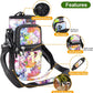 icolor Water Bottle Carrier Bag with Strap 25/32/40 oz Crossbody Bottle Holder with Phone Pocket Sling Sleeve Insulated Neoprene Water Bottle Pouch for Walking Travelling