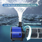 TARARIUM Aquarium Filter 400GPH for 55-75 Gallon Fish Tank, Biochemical Quiet Submersible Internal Powerful Pump Air Supply, Wave Maker 4 in 1, Small Ponds, Saltwater & Freshwater Crystal Clear