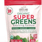 Country Farms Super Greens Berry Flavor, 50 Organic Super Foods, USDA Organic Drink Mix (Wheat Grass, Spirulina, Chlorella) Mushrooms & Probiotics, with Fiber, Gut Health, Natural Energy, 30 Servings