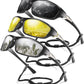 3 Pack Polarized Sports Sunglasses for Men, Mens Sunglasses Wrap Around UV400 Protection for Cycling Fishing Driving