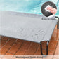 pettycare Elevated Outdoor Dog Bed - Raised Dog Bed for Large Dogs, Waterproof Dog Cot Bed Easy to Assemble, Cooling Elevated Dog Bed with Breathable Teslin Mesh, Durable, Non Slip, Up to 65 lbs,Grey