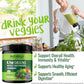 NATURELO Raw Greens Superfood Powder - Mixed Berry - Boost Energy, Detox, Enhance Health - Organic Spirulina - Wheat Grass - Whole Food Nutrition from Fruits & Vegetables - 240 Grams