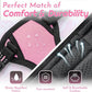 Eagloo Small Dog Harness No Pull, Service Vest with Reflective Strips and Control Handle, Adjustable and Comfortable for Easy Walking, No Choke Pet Harness with 2 Metal Rings, Pink, XS