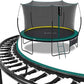 SkyBound 14 FT 12 FT 10FT 8FT 6FT Springless Trampoline for Kids and Adults - Recreational Trampolines with AntiRust Coating - Bungee Cords Outdoor Trampoline for Kids - No-Gap Design Zipper System