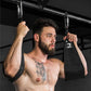 DMoose Fitness Hanging Ab Straps for Pull Up Bar & Core Strength Training - Soft Padded Exercise Straps for Ab Swing & Leg Raises, Hang Bar Strap with 2 Steel Carabiners - Abs Equipment for Home & Gym