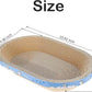 Cat Scratcher, 2pcs-23.6x14.9 inches Large Cat Scratching Board, Cardboard Cat Scratchers for Indoor Cats, Oval Cat Scratch Pad Bed with Catnip