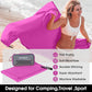 4Monster Camping Towel Super Absorbent, Quick Dry Microfiber Travel Towel, Light Weight Ultra Soft Compact Gym Towel for Hiking Swimming Beach Yoga Travel Sports Backpack