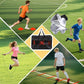 Agility Ladder, Agility Speed Training Set, 20ft 12 Rung Agility Ladder, 4 Agility Hurdles, 5 Resistance Bands, 12 Resistance Cones, Running Parachute, Jump Rope for Athletes, Adults