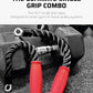 2 Ergonomic 16.5" Single Tricep Ropes | Non-Slip Cable Attachment | Wrist Pressure Relief | Grip Strength & Forearm Activation | Home & Commercial Gym Accessory, For Cable Machine, Smart Gym