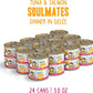 Weruva BFF Minced Natural Wet Cat Food, Tuna and Salmon Soulmates in Gelee, 3oz Can, Pack of 24
